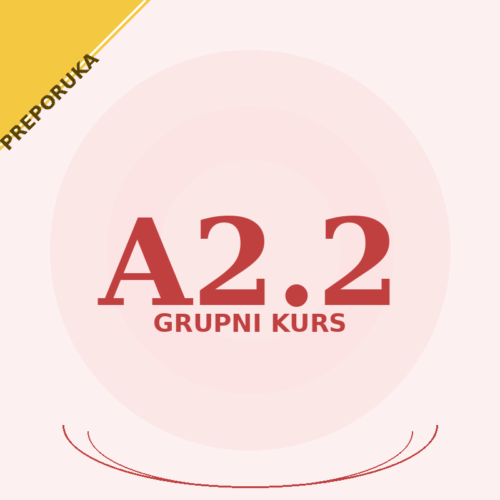Grupni kurs nemačkog jezika A2.2